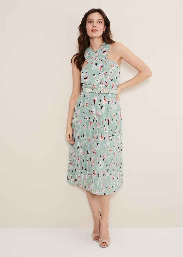 phase eight Portia Print Pleated Dress