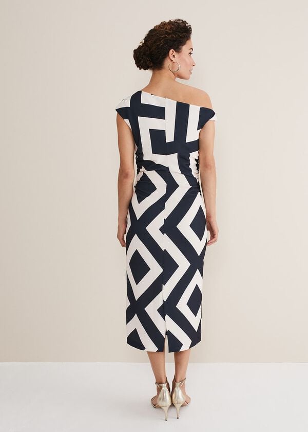 Phase Eight Posy Geo Fitted Dress