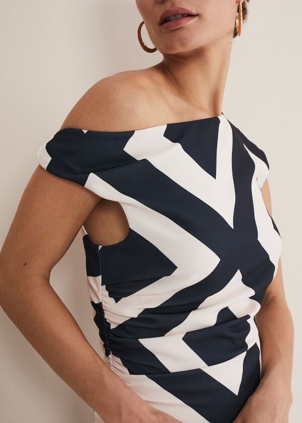 Phase Eight Posy Geo Fitted Dress