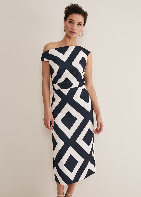 phase eight Posy Geo Fitted Dress