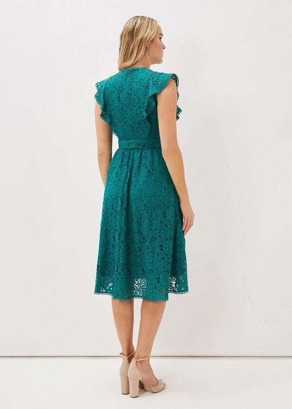 Phase Eight Priya Lace Frill Dress