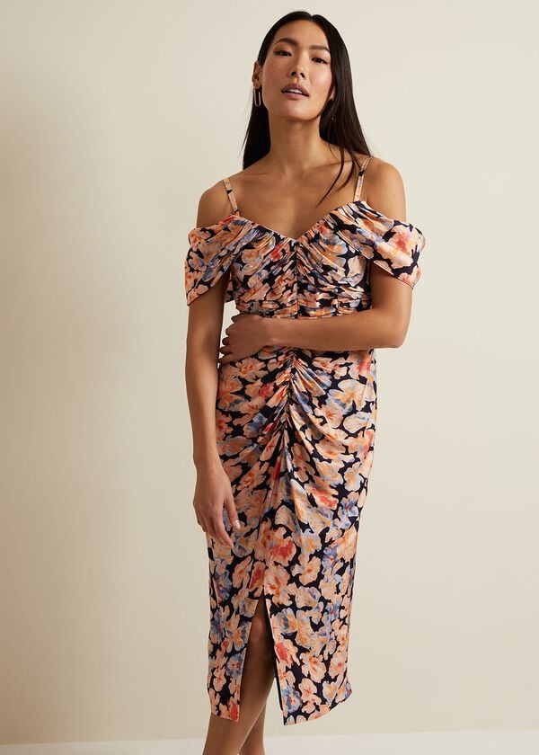 Phase Eight Prudence Cold Shoulder Midi Dress