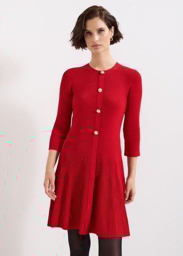 phase eight Rachel Red Swing Dress