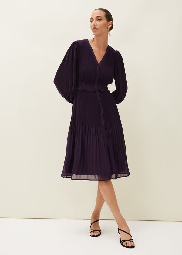 Phase Eight Raelyn Pleated Dress