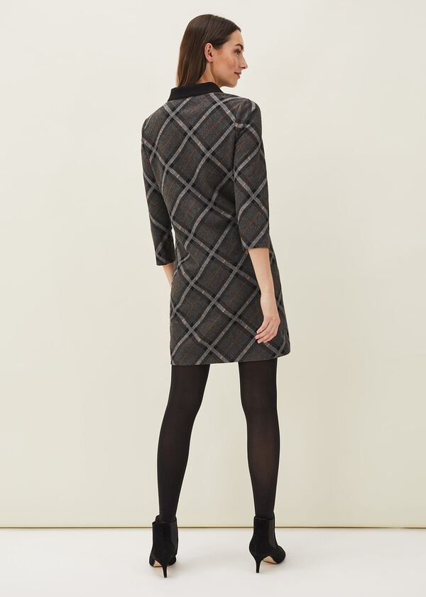 Phase Eight Rayia Check Tunic Dress