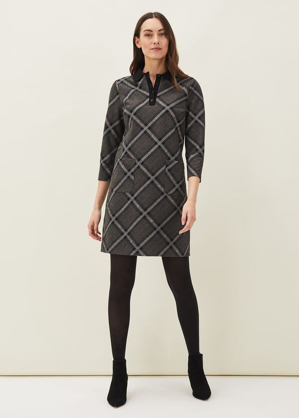 Phase Eight Rayia Check Tunic Dress