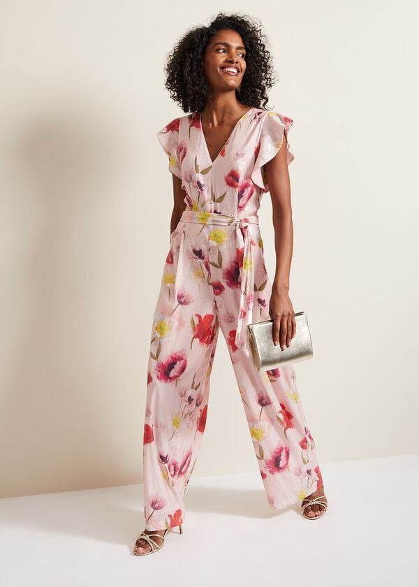 phase eight Rhiannon Sequin Printed Jumpsuit