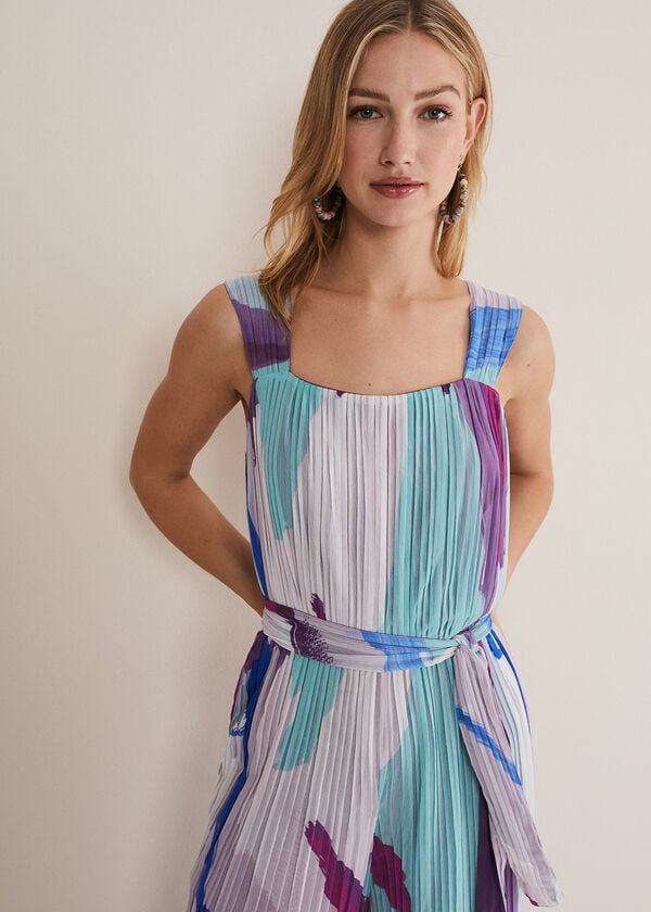 Phase Eight Rhona Abstract Wide Leg Jumpsuit