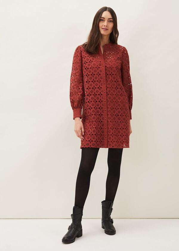 phase eight Rihanna Broderie Tunic Dress