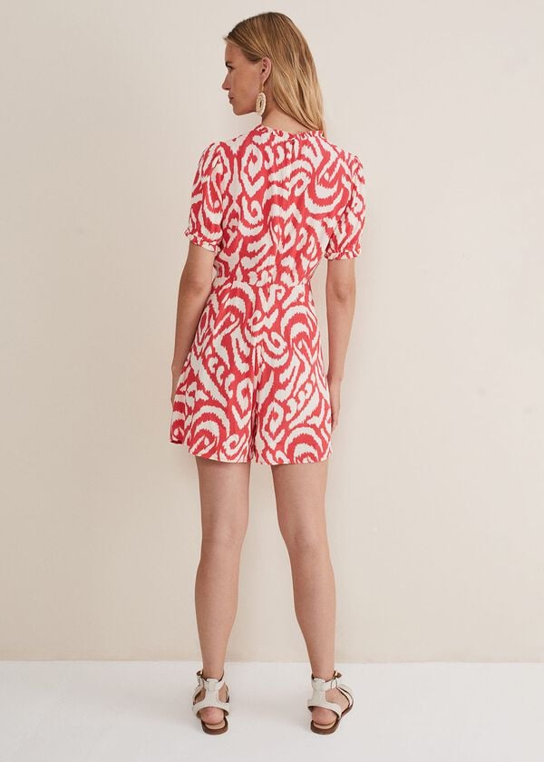 Phase Eight Rolanda Printed Playsuit