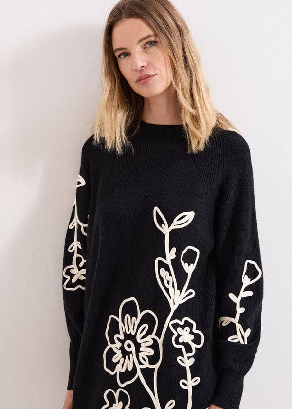 Phase Eight Rosa Applique Jumper Dress