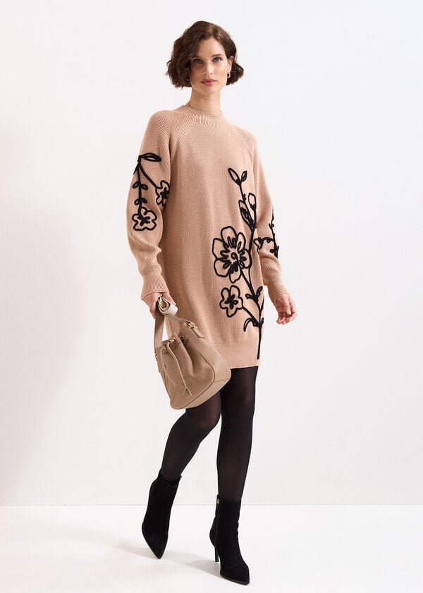Phase Eight Rosa Applique Jumper Dress