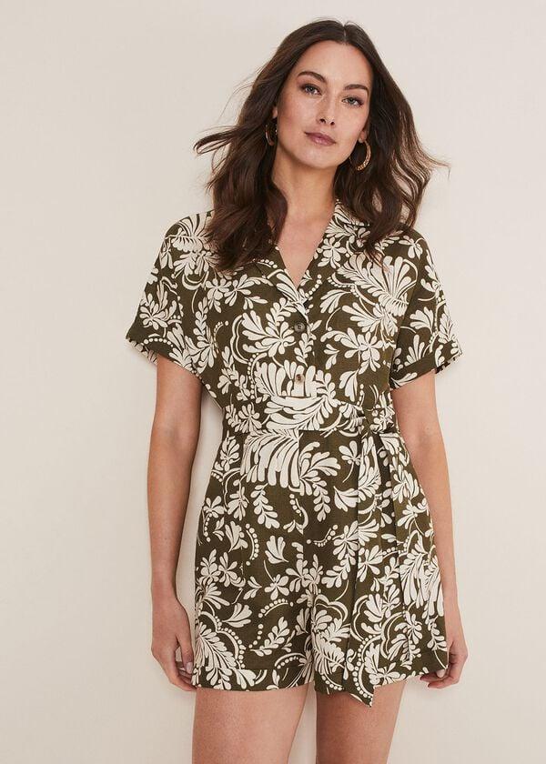 phase eight Rosalia Printed Playsuit