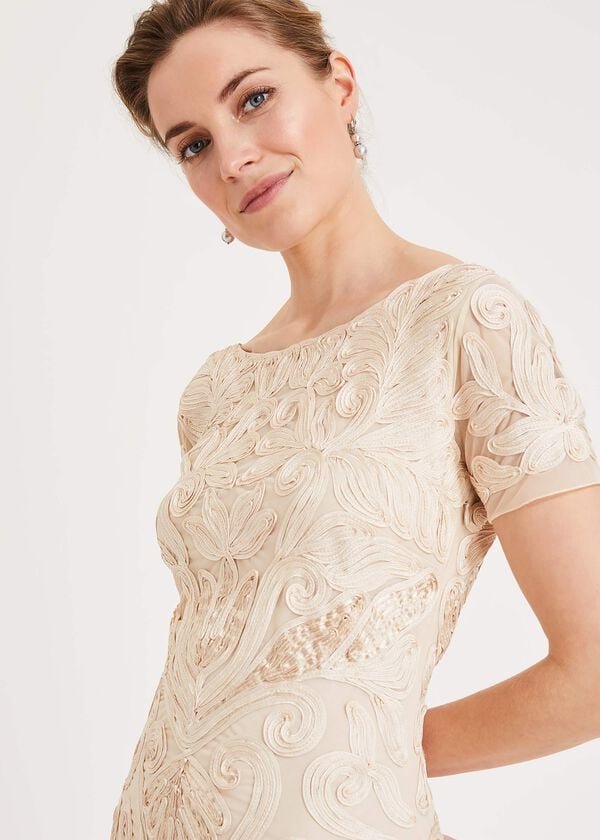 Phase Eight Rosalie Tapework Lace Dress