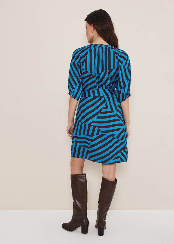 Phase Eight Rosella Striped Mini Dress