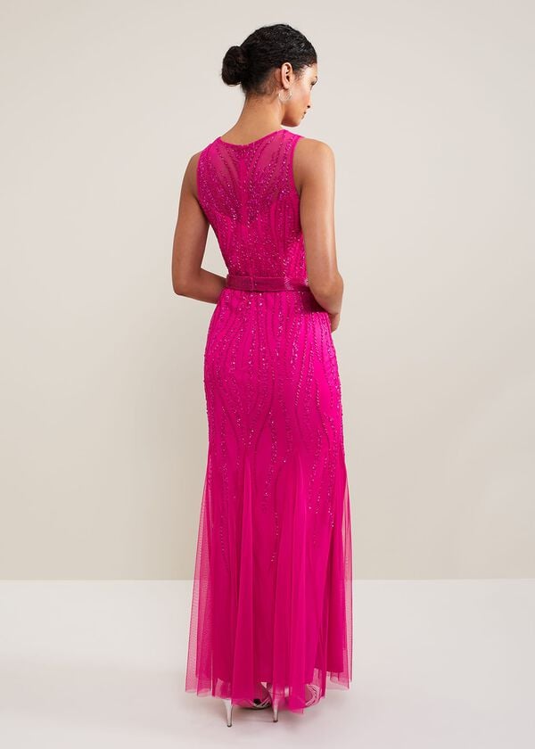 Phase Eight Rowena Beaded Maxi Dress