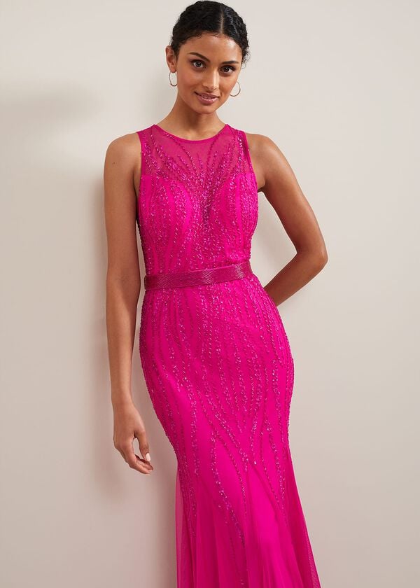 Phase Eight Rowena Beaded Maxi Dress