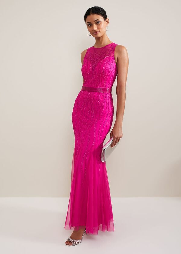 phase eight Rowena Beaded Maxi Dress