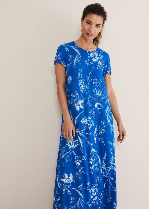 Phase Eight Roxanna Floral T-Shirt Maxi Dress