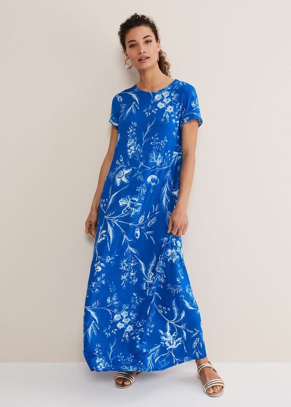phase eight Roxanna Floral T-Shirt Maxi Dress