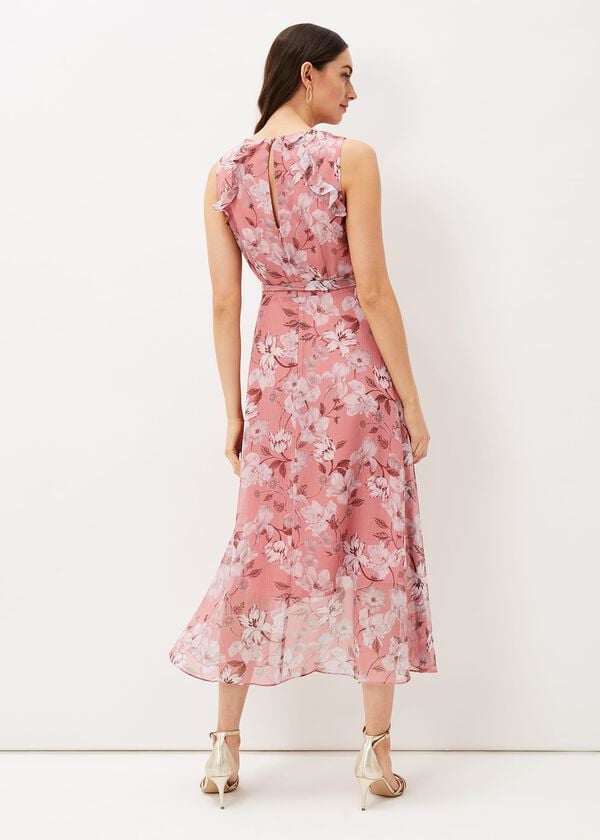 Phase Eight Rubith Floral Midi Dress