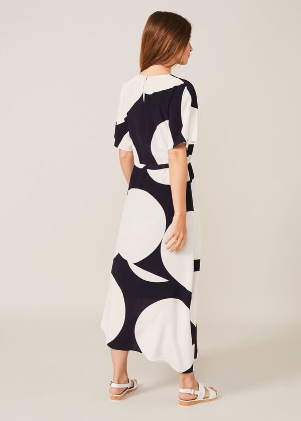 Phase Eight Sage Spot Dress