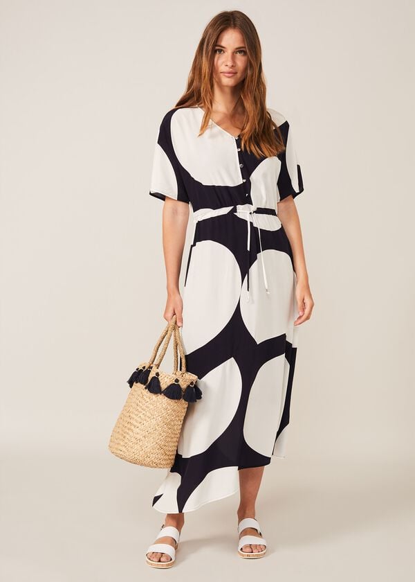 Phase Eight Sage Spot Dress