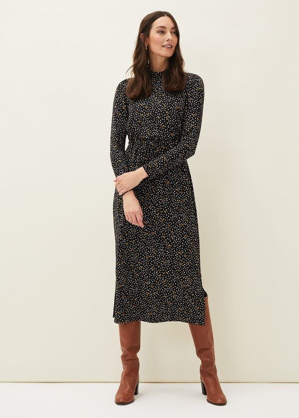 Phase Eight Sallie Ditsy Floral Jersey Dress