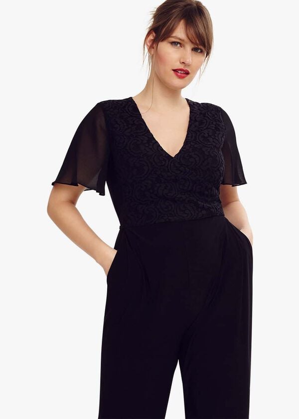 Phase Eight Salma Lace Wrap Jumpsuit