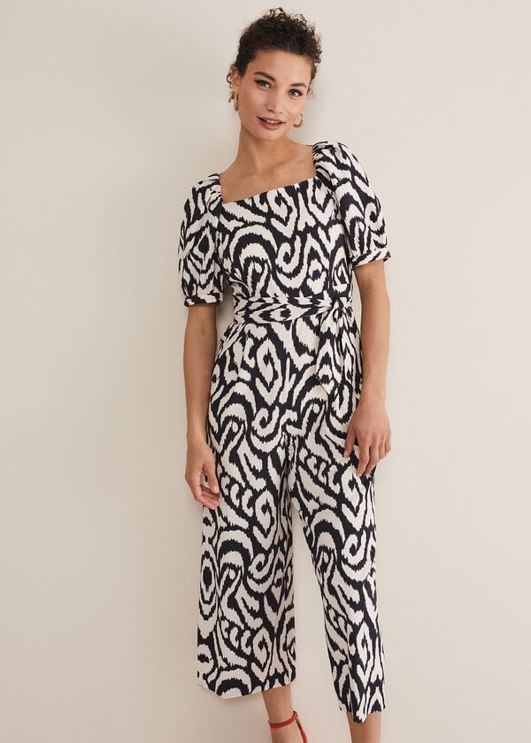 Phase Eight Sara Ikat Wide Leg Jumpsuit