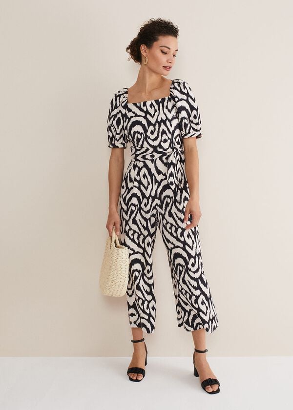 Phase Eight Sara Ikat Wide Leg Jumpsuit