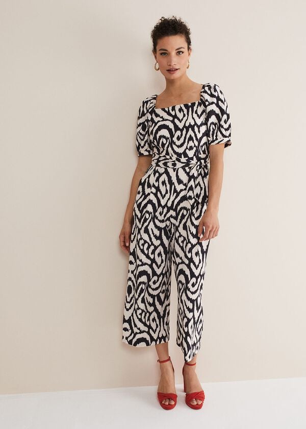 phase eight Sara Ikat Wide Leg Jumpsuit