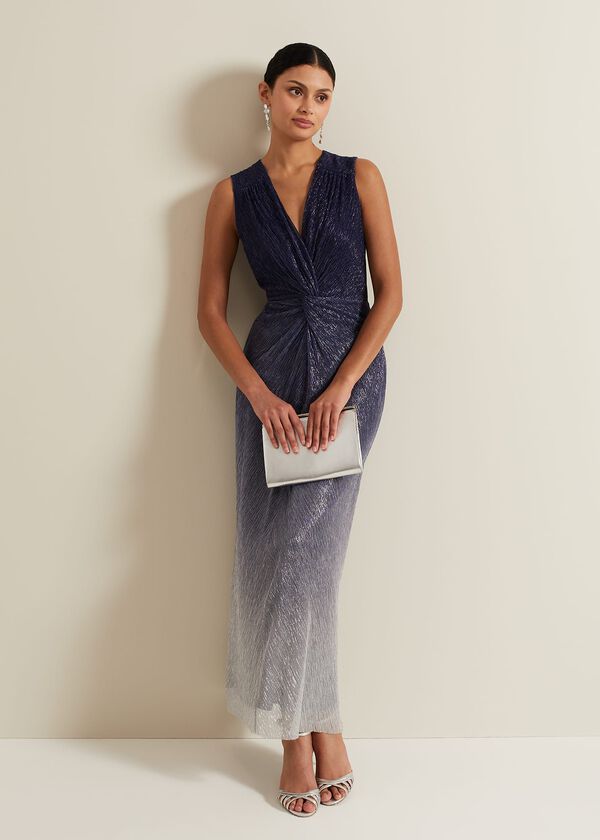 phase eight Sara Metallic Jersey Maxi Dress