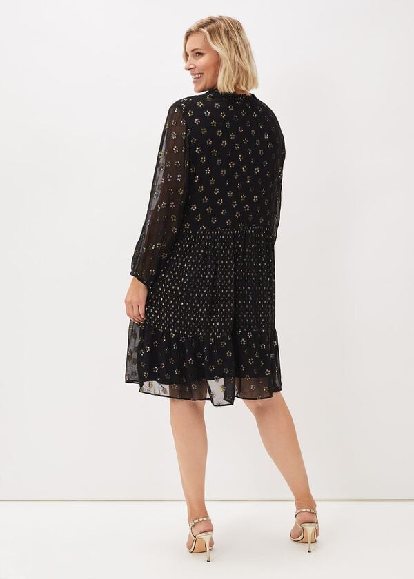 Phase Eight Sarah Sparkle Jacquard Dress
