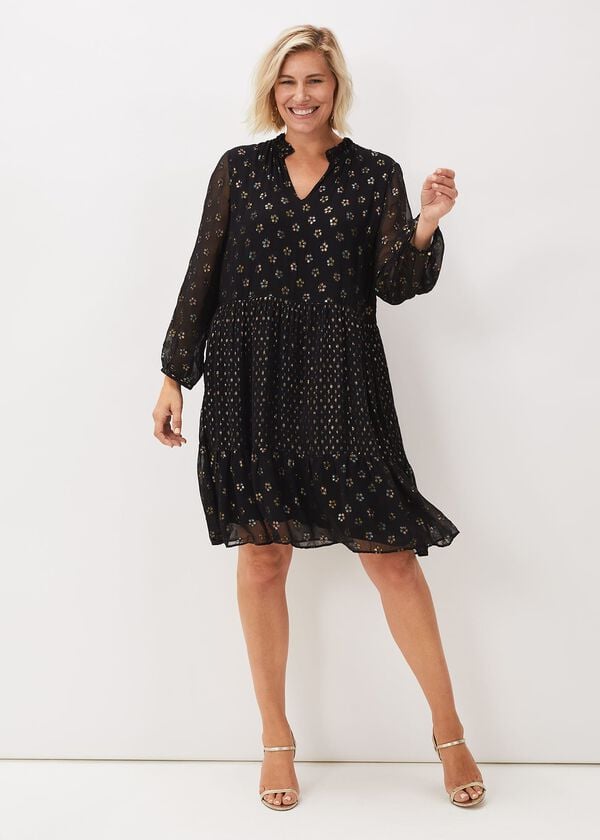 phase eight Sarah Sparkle Jacquard Dress
