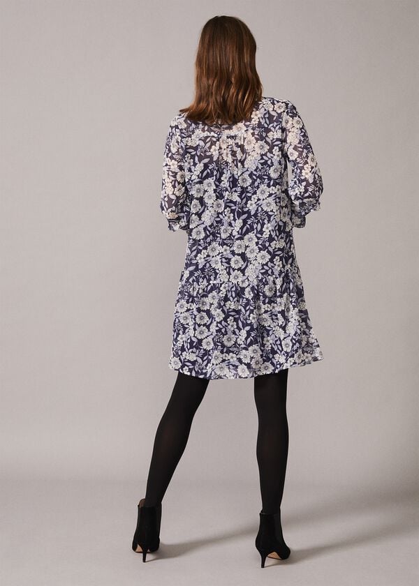Phase Eight Sassie Floral Chiffon Tunic Dress