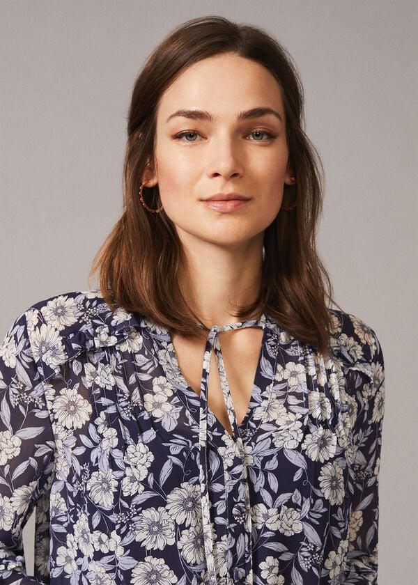 Phase Eight Sassie Floral Chiffon Tunic Dress