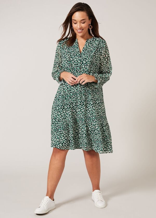 Phase Eight Sawyer Leopard Swing Dress