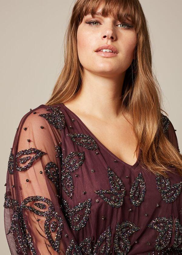 Phase Eight Selene Beaded Maxi Dress