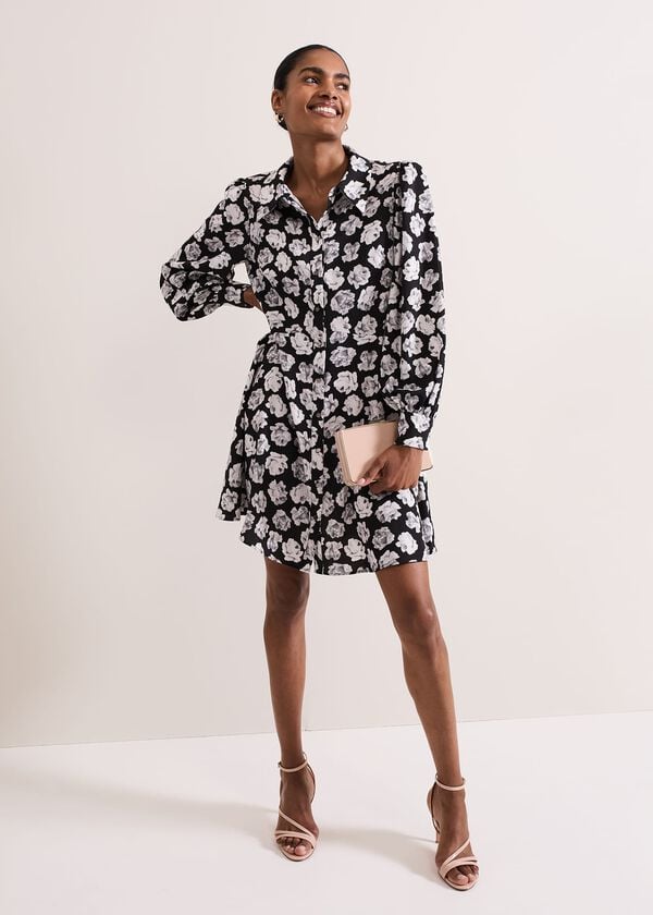 Phase Eight Selika Floral Swing Mini Dress