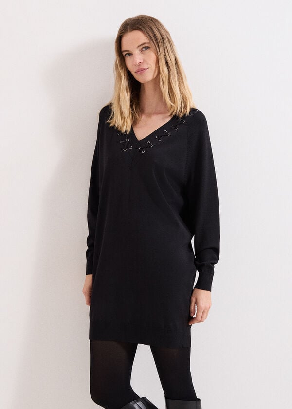phase eight Senita Black Tunic