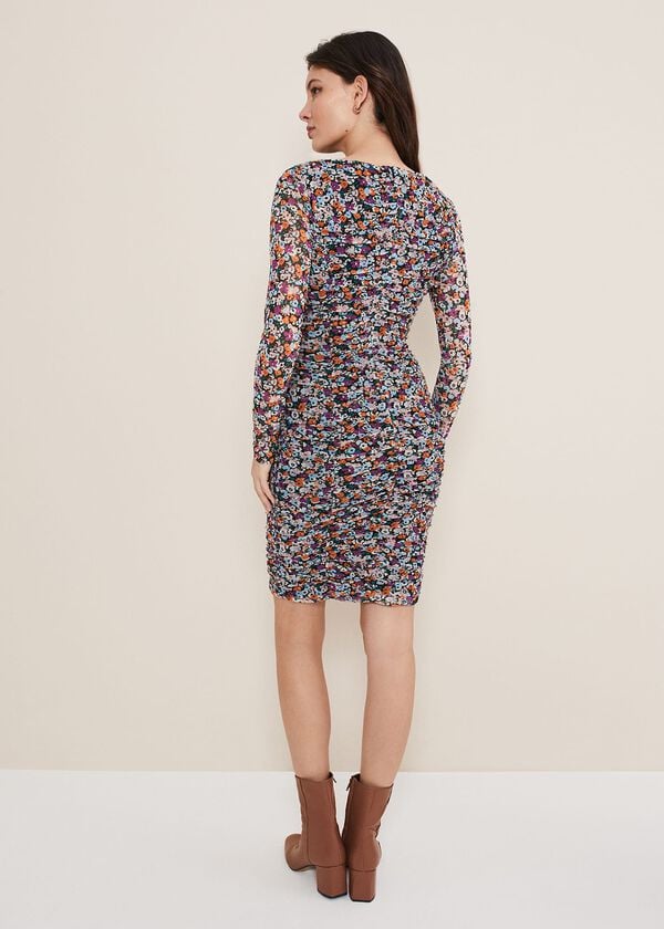 Phase Eight Serena Jersey Floral Midi Dress