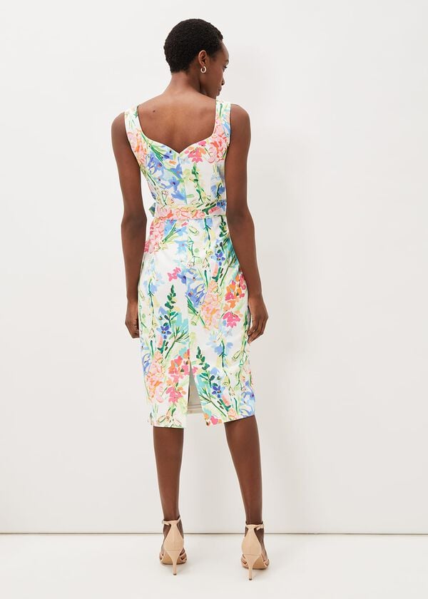 Phase Eight Serina Floral Midi Dress