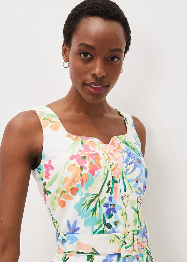 Phase Eight Serina Floral Midi Dress