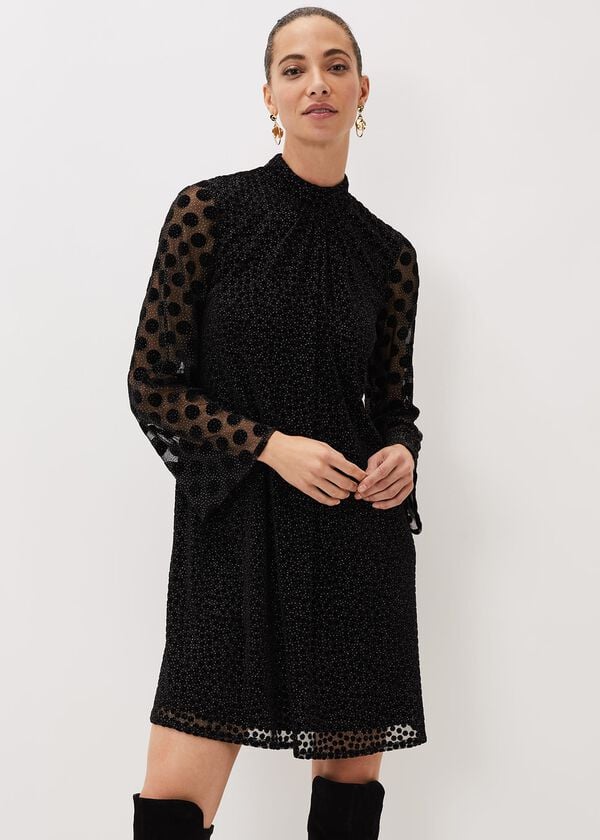 Phase Eight Sevina Spot Tunic Dress