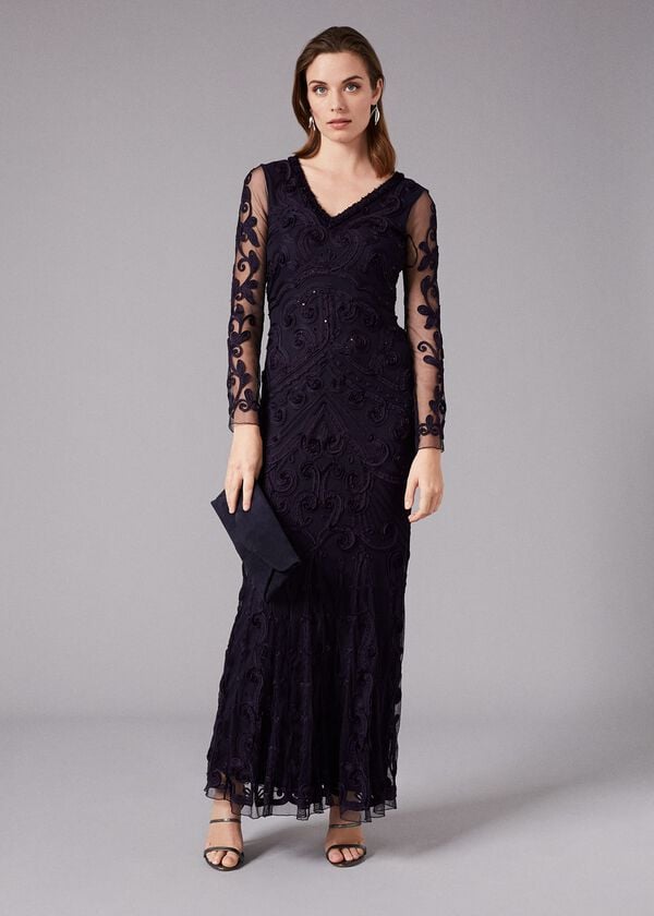 phase eight Seymour Tapework Lace Maxi Dress