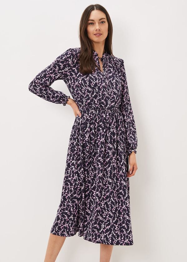 phase eight Shay Floral Midi Dress