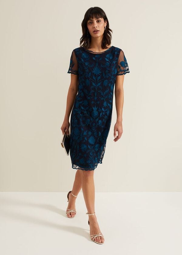 Phase Eight Shelby Embroidered Dress