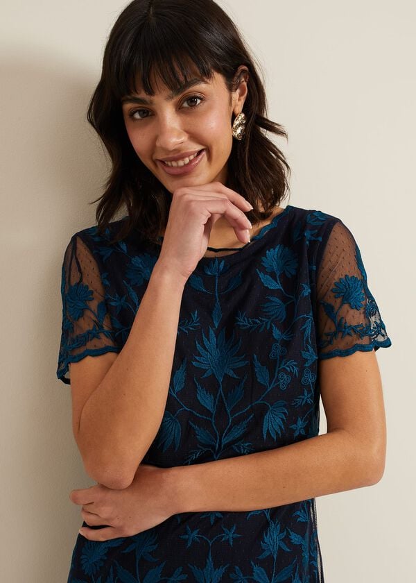 Phase Eight Shelby Embroidered Dress