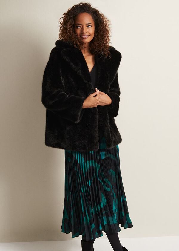 Phase Eight Sia Swirl Print Midi Dress